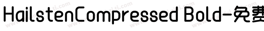 HailstenCompressed Bold字体转换